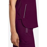 Γυναικεία Μπλούζα Healing Hands Skyler | V-Neck | 2 Τσέπες | Wine