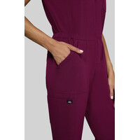 Γυναικεία Ιατρική Φόρμα Jumpsuit Solis x koi Anja | Wine (Μπορντώ)