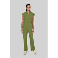 Γυναικεία Ιατρική Φόρμα Jumpsuit Solis x koi Anja | 11 Τσέπες | Martini Olive