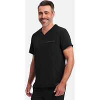 Ανδρική Μπλούζα Healing Hands Steven | V-Neck | 3 Τσέπες | Black