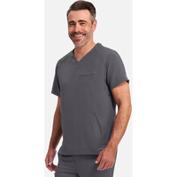 Ανδρική Μπλούζα Healing Hands Steven | V-Neck | 3 Τσέπες | Pewter