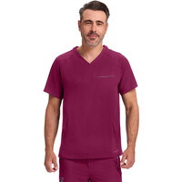Ανδρική Μπλούζα Healing Hands Steven | V-Neck | 3 Τσέπες | Wine