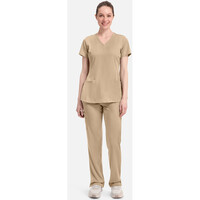 Γυναικεία Μπλούζα Healing Hands Monica | V-Neck | 4 Τσέπες | Khaki