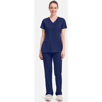 Γυναικεία Μπλούζα Healing Hands Monica | V-Neck | 4 Τσέπες | Navy