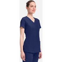 Γυναικεία Μπλούζα Healing Hands Monica | V-Neck | 4 Τσέπες | Navy