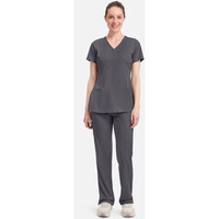 Γυναικεία Μπλούζα Healing Hands Monica | V-Neck | 4 Τσέπες | Pewter