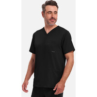 Ανδρική Μπλούζα Healing Hands Mathew | V-Neck | 4 Τσέπες | Black