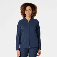 Γυναικεία Ιατρική Ζακέτα Fleece Wonderwink 8209 Full Zip | Navy Blue