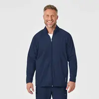 Ανδρική Ιατρική Ζακέτα Fleece Wonderwink 8309 Full Zip | Navy Blue