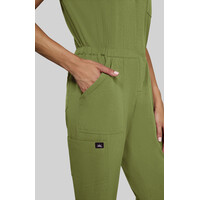 Γυναικεία Ιατρική Φόρμα Jumpsuit Solis x koi Anja | 11 Τσέπες | Martini Olive