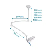 Χειρουργικός Φωτισμός MIMLED-1000 MIMSAL 100.000 Lux Οροφής | 800mm