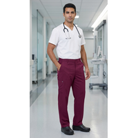 Παντελόνι Ανδρικό Υγειονομικών Wonderwink W123 Flat Front Cargo Wine