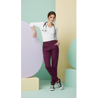 Παντελόνι Γυναικείο Υγειονομικών Wonderwink WonderFlex Cargo Zip Jogger Love Wine