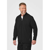 Ανδρική Ιατρική Ζακέτα Fleece Wonderwink 8309 Full Zip | Black