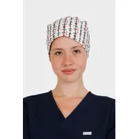 Σκουφάκι Χειρουργείου Unisex Dr. Scrub Heartbeat Grid