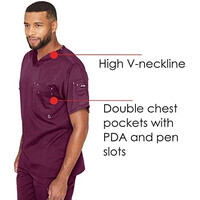 Μπλούζα Ανδρική Υγειονομικών Barco Grey's Anatomy Preston | Wine