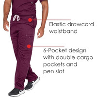 Παντελόνι Ανδρικό Υγειονομικών Barco Grey's Anatomy Preston | Wine