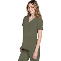 Γυναικεία Μπλούζα Cherokee Workwear Originals Ultra | V-Neck | 2 Τσέπες | Olive