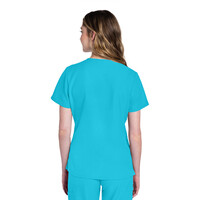 Γυναικεία Μπλούζα Cherokee Workwear Originals Ultra | V-Neck | 2 Τσέπες | Turquoise
