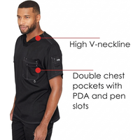 Μπλούζα Ανδρική Υγειονομικών Barco Grey's Anatomy Preston | Black