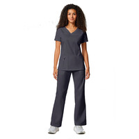 Γυναικεία Μπλούζα Cherokee Core Stretch | V-Neck | 3 Τσέπες | Pewter