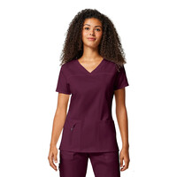 Γυναικεία Μπλούζα Cherokee Core Stretch | V-Neck | 3 Τσέπες | Wine