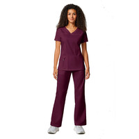 Γυναικεία Μπλούζα Cherokee Core Stretch | V-Neck | 3 Τσέπες | Wine