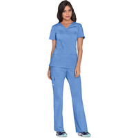 Γυναικεία Μπλούζα Cherokee Core Stretch | Mock Wrap | 3 Τσέπες | Ciel