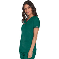 Γυναικεία Μπλούζα Cherokee Core Stretch | Mock Wrap | 3 Τσέπες | Hunter Green