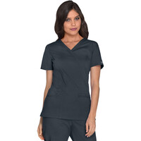 Γυναικεία Μπλούζα Cherokee Core Stretch | Mock Wrap | 3 Τσέπες | Pewter