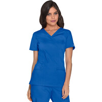 Γυναικεία Μπλούζα Cherokee Core Stretch | Mock Wrap | 3 Τσέπες | Royal