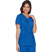 Γυναικεία Μπλούζα Cherokee Core Stretch | Mock Wrap | 3 Τσέπες | Royal