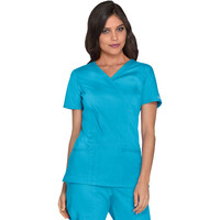 Γυναικεία Μπλούζα Cherokee Core Stretch | Mock Wrap | 3 Τσέπες | Turquoise