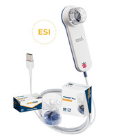 MIR Minispir Plus ESI Επαγγελματικό PC-Based Σπιρόμετρο με Emphysema Severity Index | 60 Τουρμπίνες FlowMir Plus | MIR Spiro Platinum