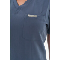 Μπλούζα Γυναικεία Υγειονομικών Premium Dr.Scrub Navy Grey