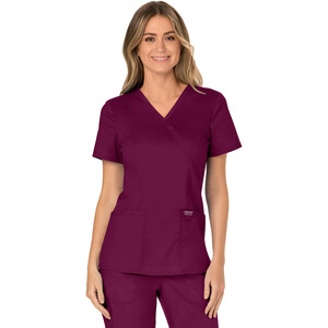 Γυναικεία Μπλούζα Cherokee Revolution | Mock Wrap | 3 Τσέπες | Wine