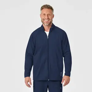 Ανδρική Ιατρική Ζακέτα Fleece Wonderwink 8309 Full Zip | Navy Blue