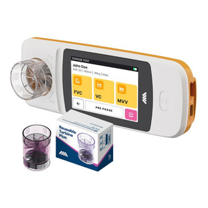 MIR Spirbank II Plus Επαγγελματικό Σπιρόμετρο με Λογισμικό MIR Spiro Platinum | Τουρμπίνα Πολλαπλών Χρήσεων