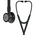Στηθοσκόπιο 3M Littmann® Cardiology IV™ 6232 Black, High Polish Smoke-Finish, Black Stem