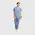 Μπλούζα Υγειονομικών Unisex Classic Dr.Scrub Ciel Blue
