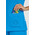 Μπλούζα Γυναικεία Υγειονομικών KOI™ USA Blissful V-Neck Power Blue