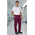 Παντελόνι Ανδρικό Υγειονομικών Wonderwink W123 Flat Front Cargo Wine