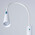 Εξεταστικός φωτισμός LED MIMSAL LUXIFLEX SENSOR II, 20.000 lux, τροχήλατος με βάση 8,8 kg