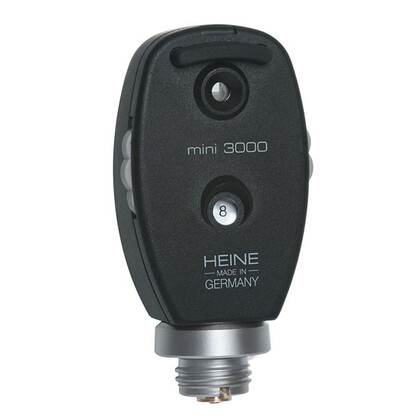 Κεφαλή Οφθαλμοσκοπίου Οπτικής Ίνας Heine mini®3000 με Φωτισμό Xenon | Μαύρο
