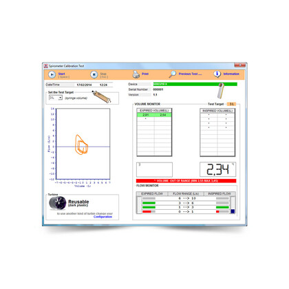 Σπιρόμετρο Spirolab® Mir με Τουρμπίνα Πολλαπλών Χρήσεων