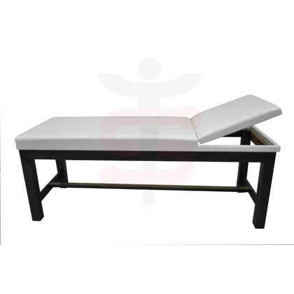 Εξεταστικό Κρεβάτι με Ξύλινο Σκελετό Ίσιο Ζαχαρί - Εκρού