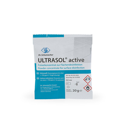 Σκόνη Ταχείας Απολύμανσης Επιφανειών ULTRASOL ACTIVE 20g