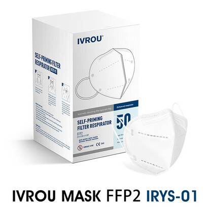 Μάσκα IVROU FFP2 Πιστοποιημένη από DEKRA Γερμανίας | 10 τμχ