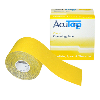 Tape Κινησιοθεραπείας / Επίδεσμος AcuTop 5mx5cm Κίτρινο