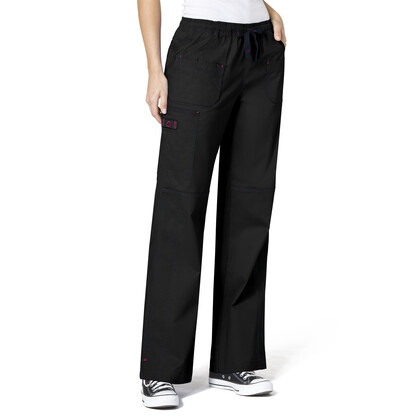 Παντελόνι Γυναικείο Υγειονομικών Wonderwink WonderFlex Multi Pocket Cargo Faith Black